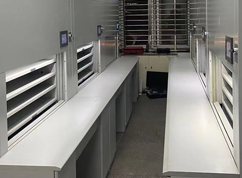 自动选层档案柜