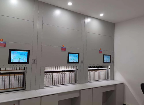 自动选层档案柜